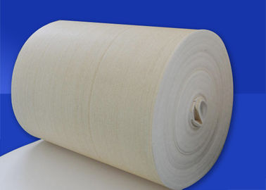 Heat Resistant Polyester Felt Sheets Natural White